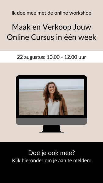 Workshop Insta Story augustus
